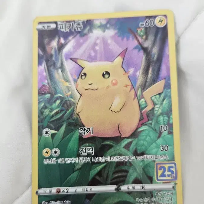 [BUNJANG] Pikachu 25th Anniversary Card Set / 피카츄 25 주년 일과 판매 엄청 싸게 줌