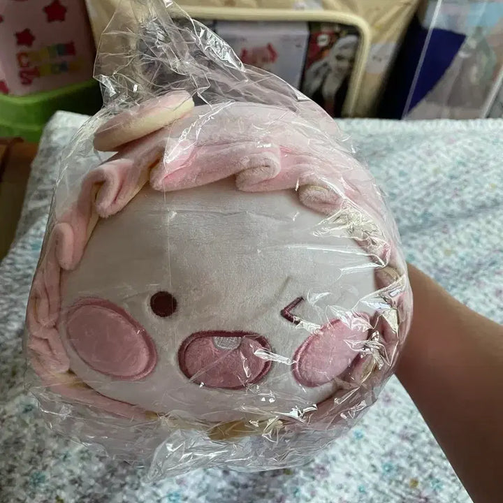 [BUNJANG] Kakao Friends Baby Apeach Mini Pillow / 카카오프렌즈 베이비 어피치 인형 새상품