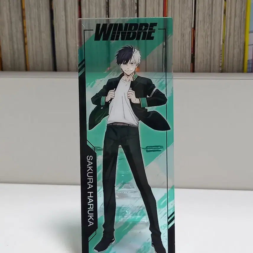 [BUNJANG] Winbre Sakura Acrylic Stand &amp; Badge / 윈브레 사쿠라 아크릴 스탠드겸 뱃지