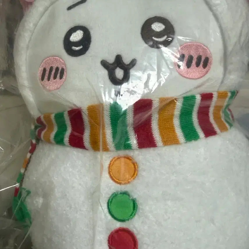 [BUNJANG] Chiikawa Snowman Plush A Prize Seven-Eleven Japan Sealed / 치이카와 쿠지 눈사람 인형 A상 세븐일레븐 일본 미개봉