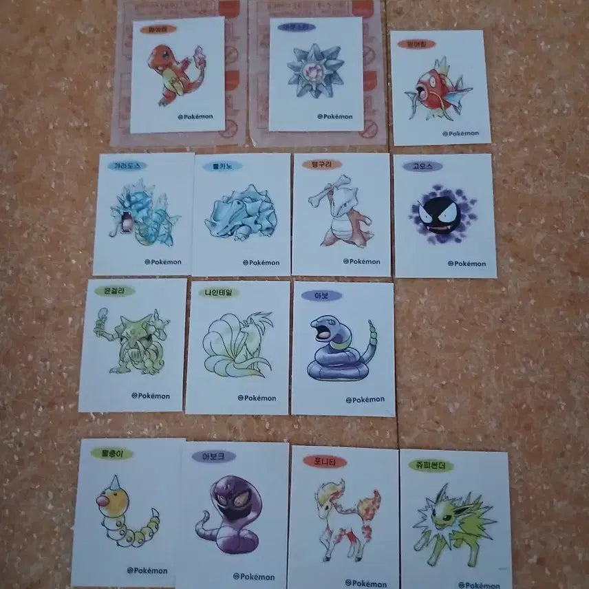 [BUNJANG] Pokemon 30th Anniversary Sticker (Artwork Series) - Choose Your Sticker / 포켓몬띠부씰 1개 선택 아트웍 30주년띠부씰