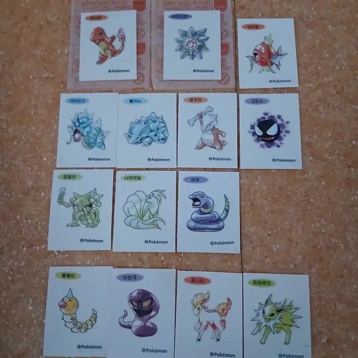 [BUNJANG] Pokemon 30th Anniversary Sticker (Artwork Series) - Choose Your Sticker / 포켓몬띠부씰 1개 선택 아트웍 30주년띠부씰
