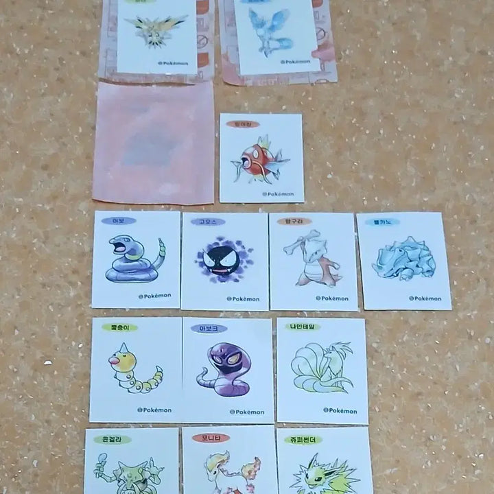 [BUNJANG] Pokemon 30th Anniversary Sticker (Artwork Series) - Choose Your Sticker / 포켓몬띠부씰 1개 선택 아트웍 30주년띠부씰
