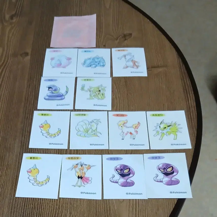 [BUNJANG] Pokemon 30th Anniversary Sticker (Artwork Series) - Choose Your Sticker / 포켓몬띠부씰 1개 선택 아트웍 30주년띠부씰