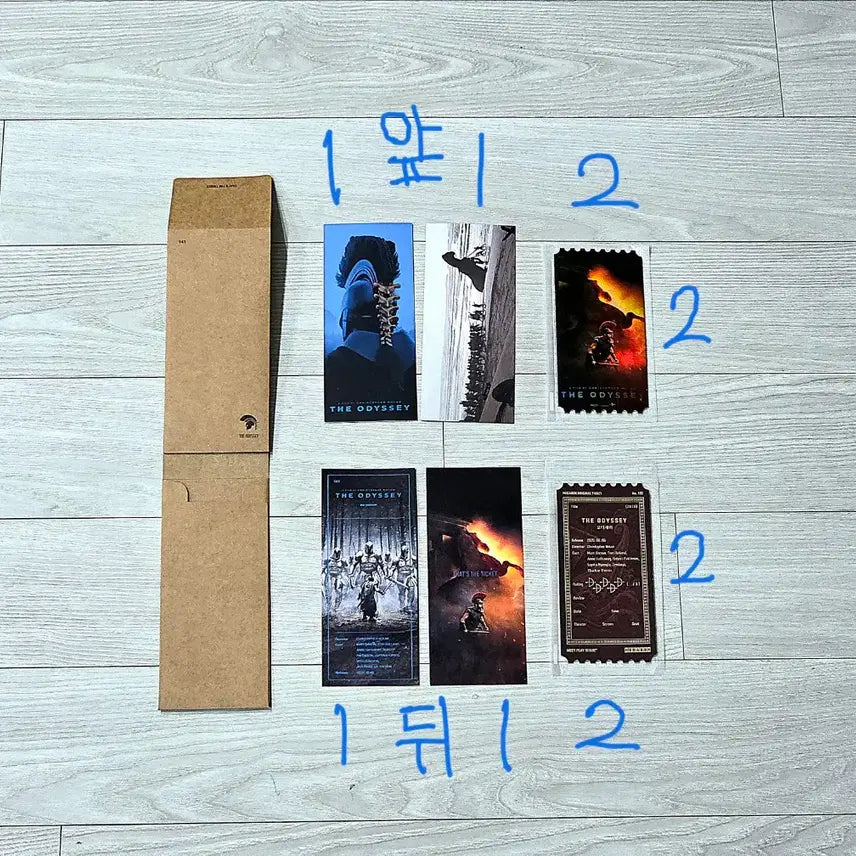 [BUNJANG] Tenet Christopher Nolan Original Ticket Set / 오디세이 TTT삼티오리지널티켓오티 오딧세이오티ttt티티티 크리스토퍼놀란