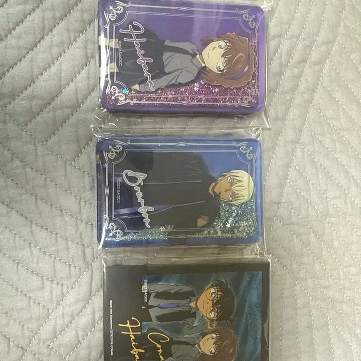 [BUNJANG] Detective Conan: Black Iron Submarine Glitter Acrylic Set / 명탐정 코난 흑철의 어영 글리터 아크릴 일괄