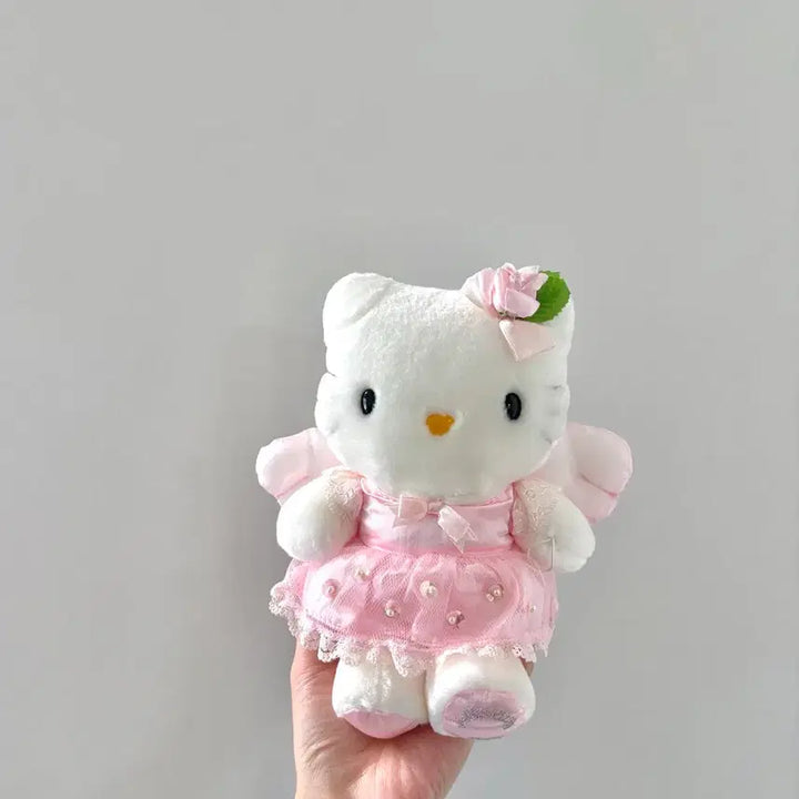[BUNJANG] Denpo Classic Angel Kitty Doll Pink Rose Fairy / 고전 엔젤 키티 인형 DENPO 핑크 로즈 요정 천사 키티
