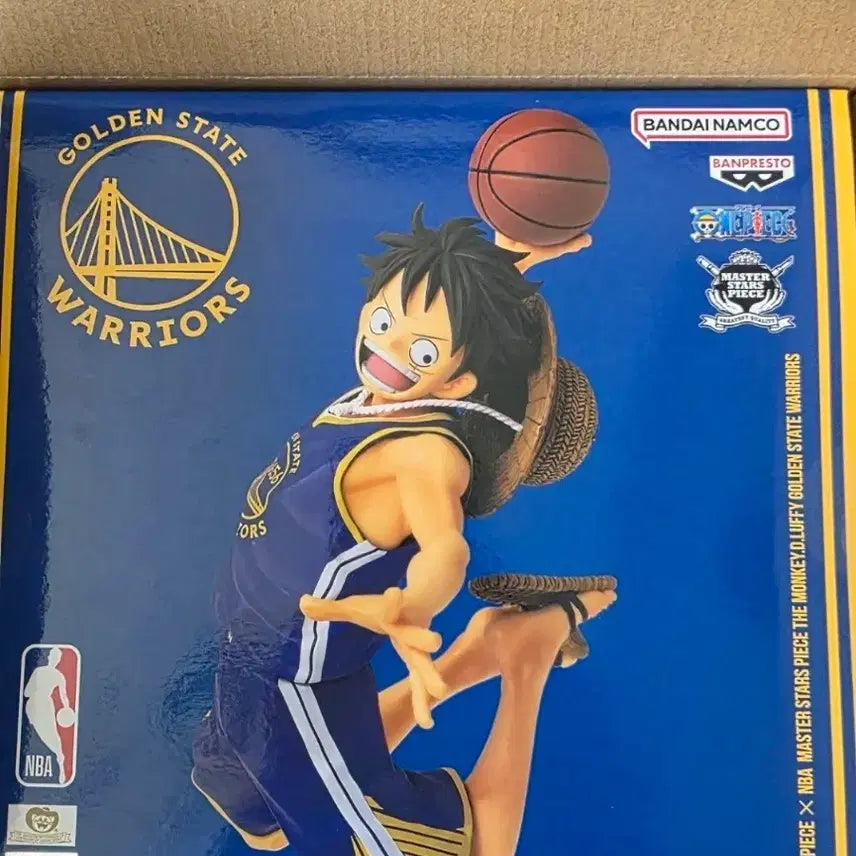 [BUNJANG] One Piece x NBA Monkey D. Luffy Figure Golden State Warriors / [원피스 NBA 콜라보 ] 루피 피규어 GOLDEN STATE WARRIORS