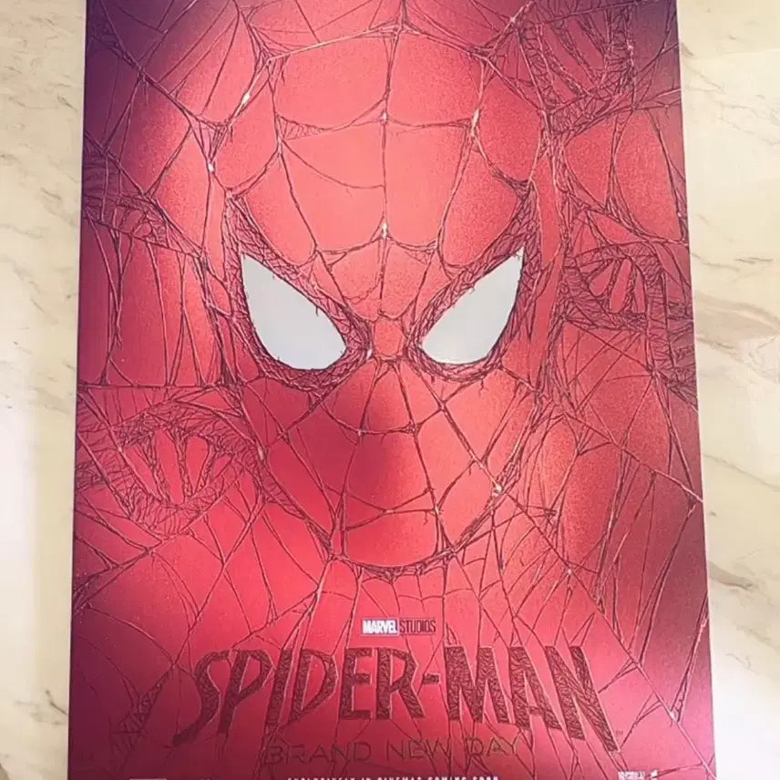 [BUNJANG] Spider-Man Brand New Day A3 Poster Taiwan Limited Edition / A3 전용박스 대만 영화관 수량 한정 특전 스파이더맨 브랜드 뉴 데이 포스터