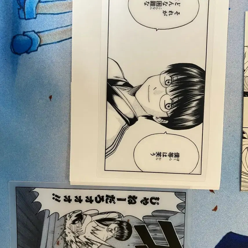 [BUNJANG] Gintama Shinpachi Clear Sticker / 은혼 신파치 클리어 스티커