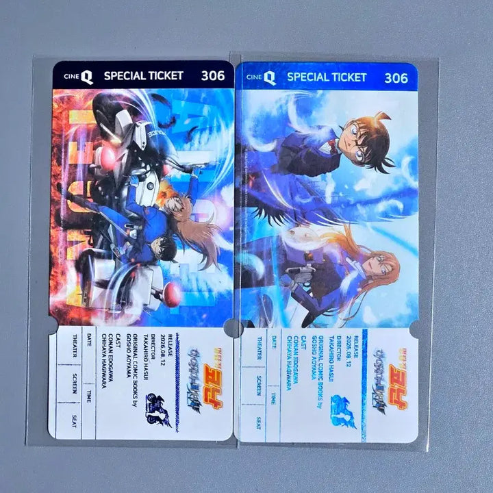 [BUNJANG] Detective Conan: The Million-dollar Countdown Special Ticket Set / 2종 1세트) 명탐정 코난 하이웨이의 타천사 스페셜티켓 씨네큐 특전 굿즈