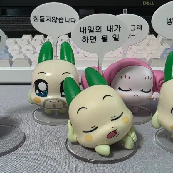 [BUNJANG] Kungya Restaurants 5-Piece Figure Set + Bonus Figure / 쿵야 레스토랑즈 피규어 5종 +1종