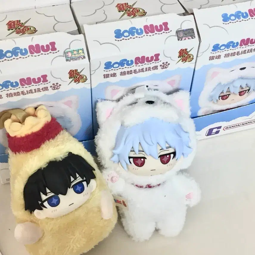 [BUNJANG] Gintama Gintoki &amp; Hijikata Plush Doll Bundle Set / 은혼 소프누이 긴토키 히지카타(일괄)