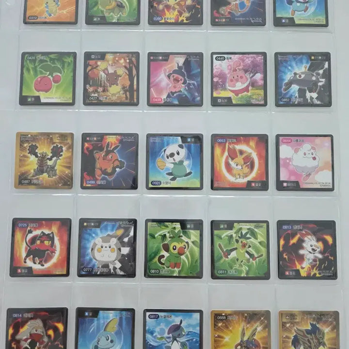 [BUNJANG] Pokemon Wafer Stickers Set (80 Variants) / 웨하스 포켓몬 스티커 80종 전종 팝니다