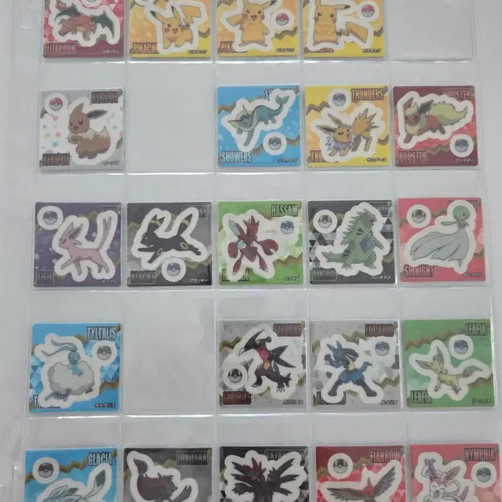 [BUNJANG] Tohato Pokemon Snack Stickers - 73 Types (33 Uncollected + 40 Complete Set) / 토하토 포켓몬 스낵 스티커 73종 <33종 (6종 미수집) + 40종 전종> 팝니다.