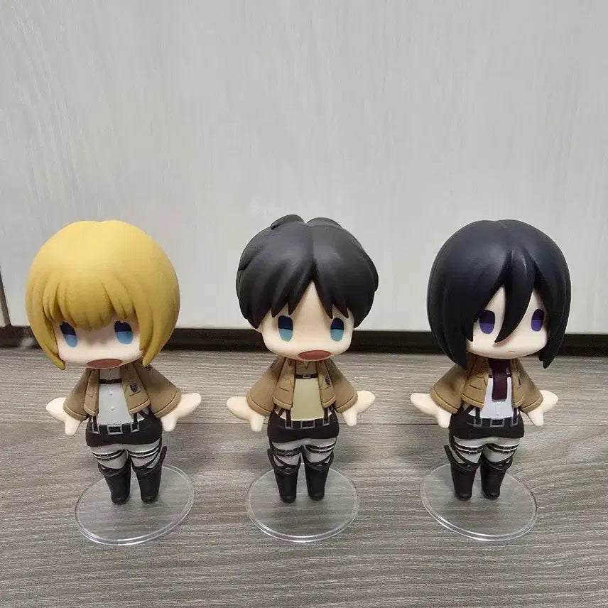 [BUNJANG] Attack on Titan Good Smile Company Eren, Armin, Mikasa Figure / 진격의 거인 굿스마일 에렌,아르민,미카사