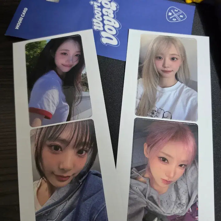 [BUNJANG] QWER Woori Bank Photocard Set / [새상품] QWER 우리은행 포토카드
