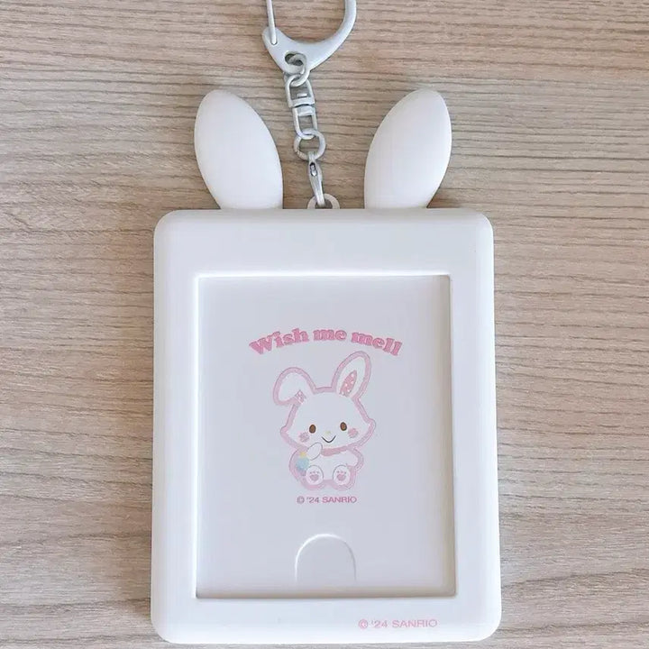 [BUNJANG] Sanrio Enjoy Idol Wish Me Mell Series Frame Photocard Holder Keychain / 일본 산리오 엔조이 아이돌 위시미멜 시리즈 프레임 포카홀더 키링