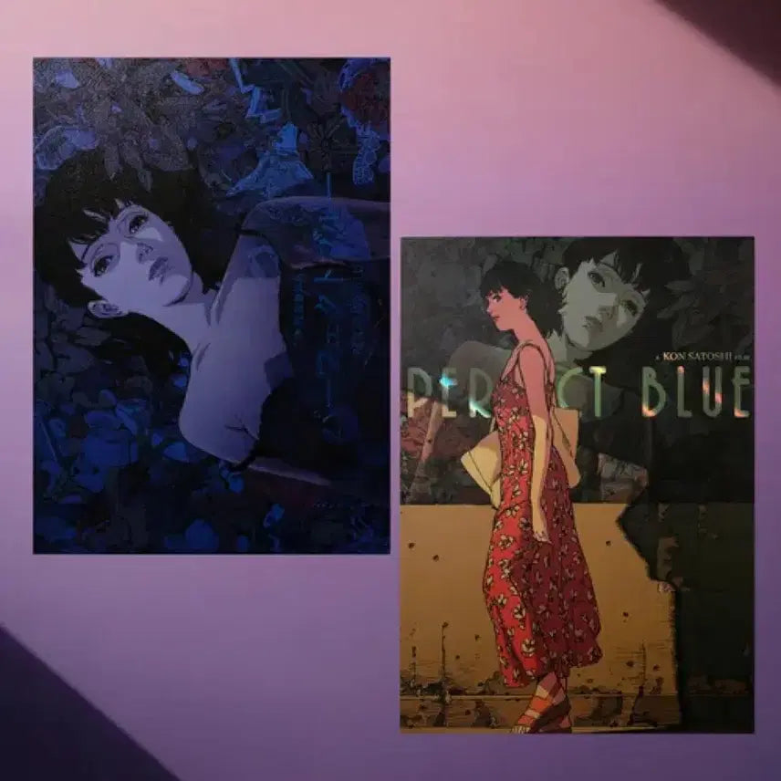 [BUNJANG] Perfect Blue A3 Artgraphy Poster Set 1st Edition / [박스포장] 퍼펙트 블루 1차 아트그라피 포스터 A3 영화 메가박스