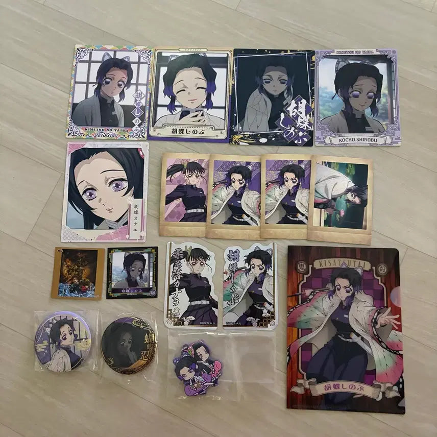 [BUNJANG] Demon Slayer Shinobu Goods Bundle Set / 귀멸의칼날 시노부 굿즈 일괄