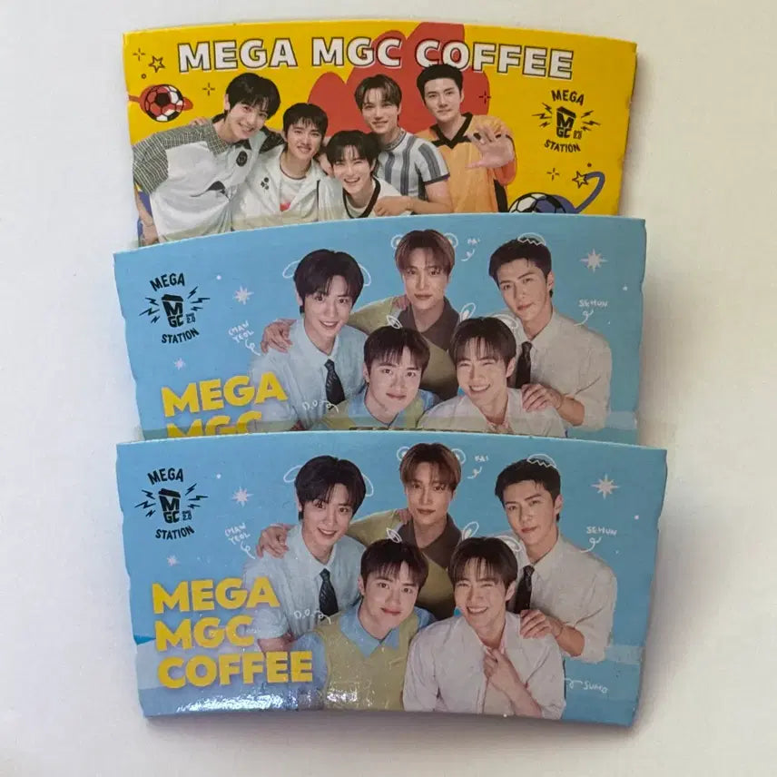 [BUNJANG] EXO Bundle Set Cup Holder / [일괄]메가커피 엑소 컵홀더