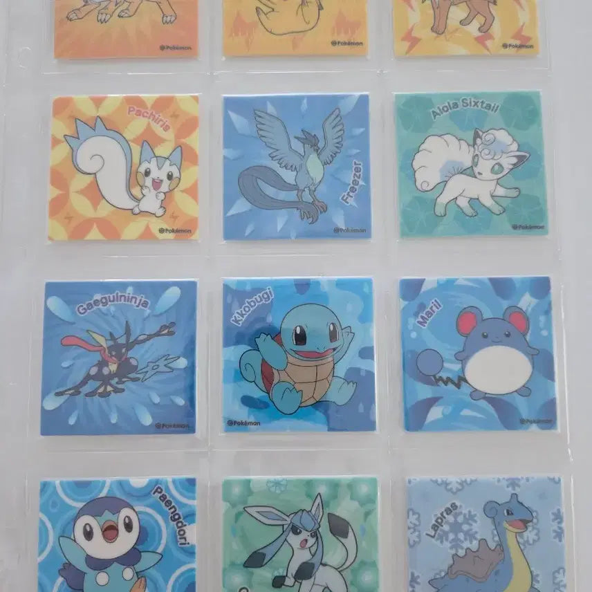 [BUNJANG] Damter Kombucha Pokemon Pokshin Seal Set (44 Types) / 담터 콤부차 폭신씰 포켓몬 씰 44종 전종 팝니다.