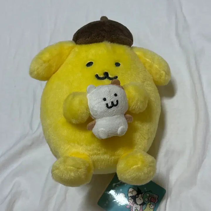 [BUNJANG] Nagano x Pompompurin Collaboration Medium Plush Doll / 나가노 담곰이 폼폼푸린 콜라보 중형인형