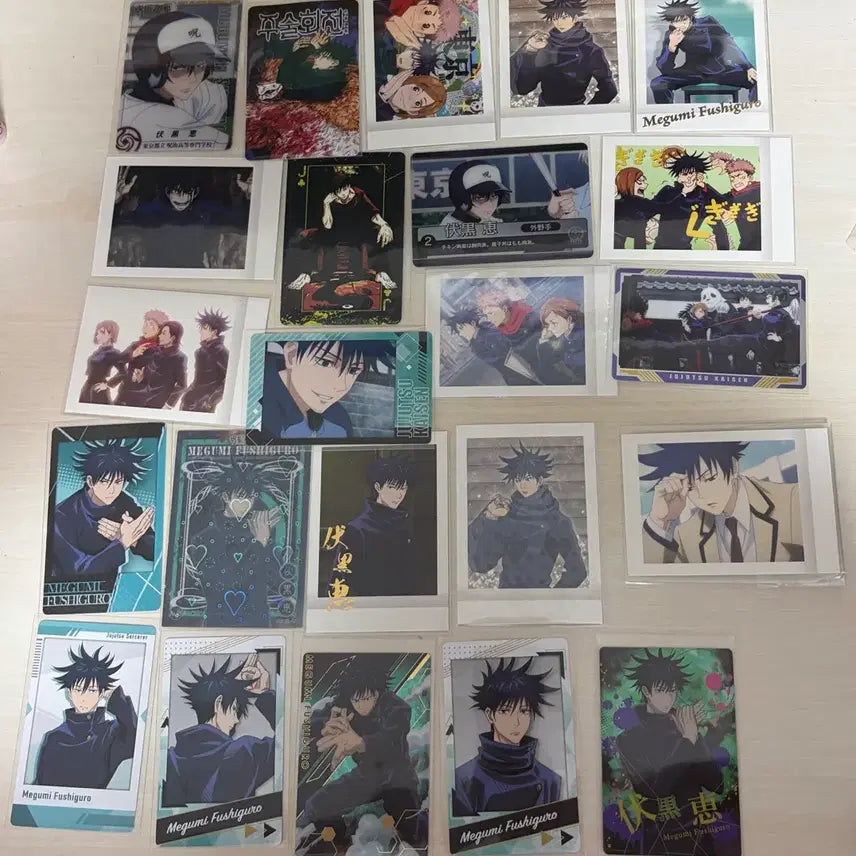 [BUNJANG] Jujutsu Kaisen Megumi Fushiguro Card Bundle Set / 주술회전 후시구로 메구미 카드 일괄