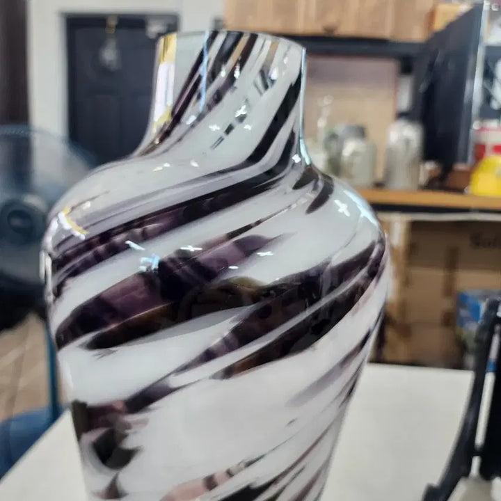 [BUNJANG] Large Glass Vase 38cm Height, 17cm Diameter / 두껍고 묵직합니다 글라스 높이38cm 지름17cm
