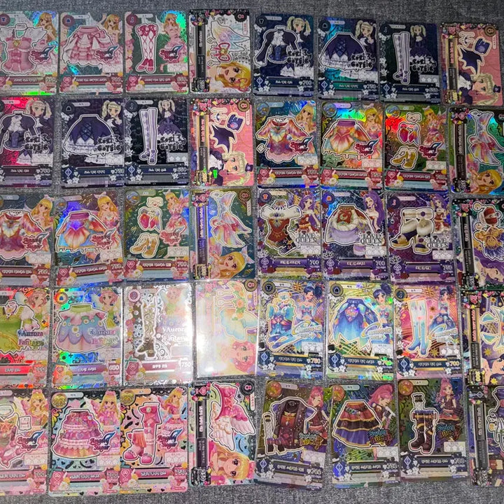[BUNJANG] Aikatsu Aurora Kiss Goth Magic Trading Cards Bundle Set / 아이엠스타 아이카츠 오로라키스 고스매직 등
