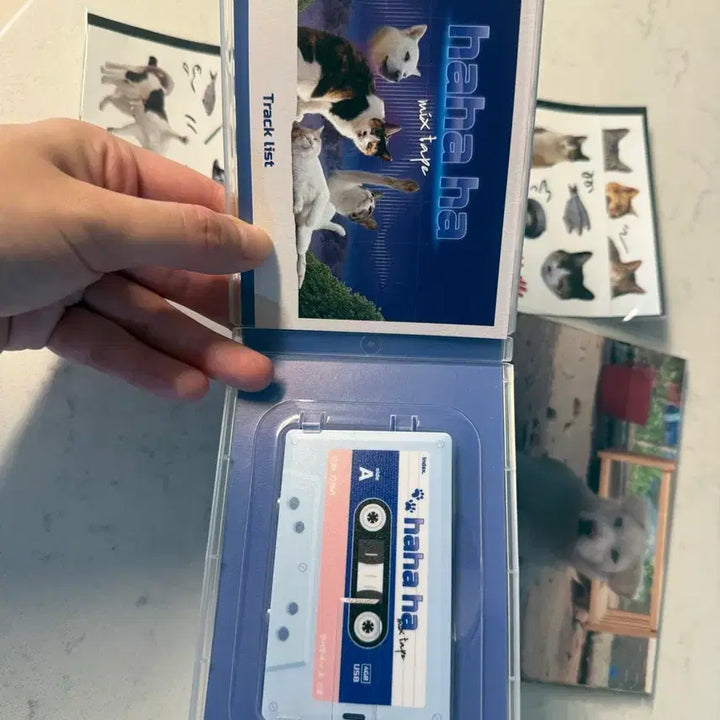 [BUNJANG] HahaHaha USB, Photo, Sticker Set / 하하하 USB(믹스테이프), 사진, 스티커