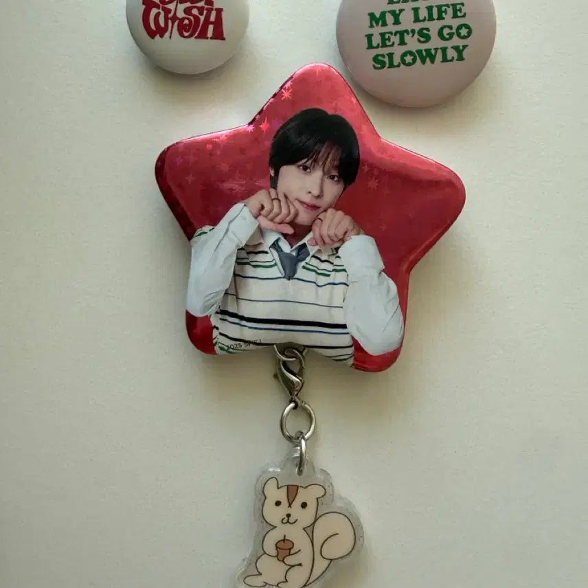 [BUNJANG] NCT WISH Riku Japan Our Wishing Pin Button Set / 엔시티위시 위시 일본 아워위시 리쿠 핀버튼 핀배지 세트