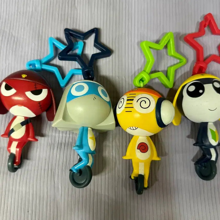 [BUNJANG] Sergeant Keroro 4-Figure Set (Vintage) / (고전/희귀)케로로 중사 피규어 4종 세트