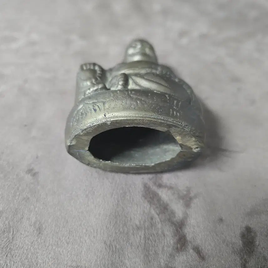 [BUNJANG] Brass Cast Budai Statue - Mini Sculpture for Wealth Luck / 황동 주물 포대화상 인테리어 소품 / 재물운 복주머니 미니 조각상