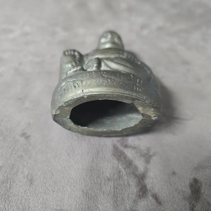 [BUNJANG] Brass Cast Budai Statue - Mini Sculpture for Wealth Luck / 황동 주물 포대화상 인테리어 소품 / 재물운 복주머니 미니 조각상