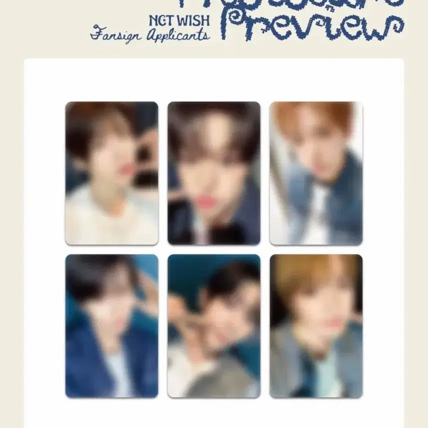 [BUNJANG] NCT WISH MakeStar Kuala Lumpur Fan Meeting POB Photocard - Riku, Yushi, Sakuya, Jaehee, Sion, Ryo / 엔시티위시 메이크스타 쿠알라룸푸르 공팬 미공포 포카 양도 리쿠 유우시 사쿠야 재희 시온 료
