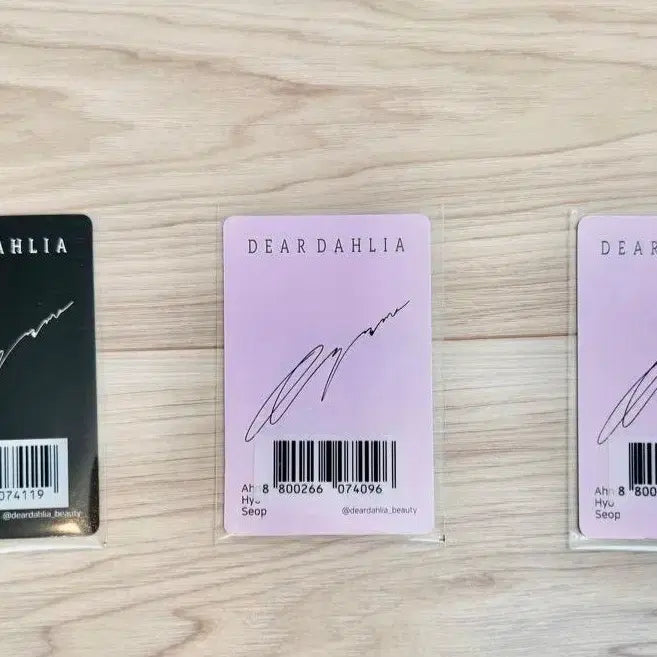 [BUNJANG] Ahn Hyo Seop Dear Dahlia Japan Popup Limited Edition Sticker + 3 Photocards (incl. Secret Card) + Fan / 안효섭 디어달리아 일본 팝업한정판 스티커+포토카드3종(시크릿카드포함)+팝업한정부채