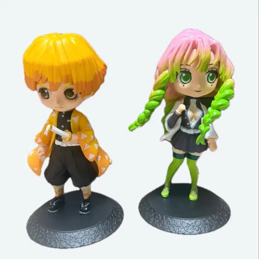 [BUNJANG] Demon Slayer Zenitsu &amp; Mitsuri Figure Set / 귀멸의 칼날 젠이츠 미츠리 피규어 세트판매