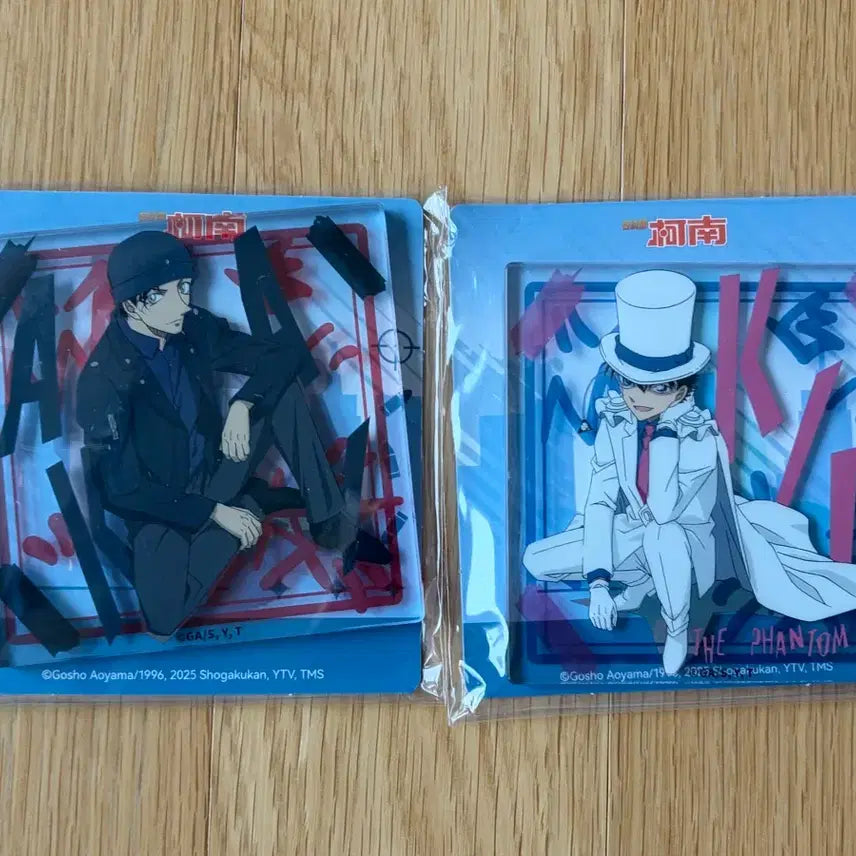 [BUNJANG] Detective Conan Acrylic Block Set: Conan, Police, Kid, Akai / 명탐정 코난 아크릴블록 코난 경찰동기조 키드 아카이