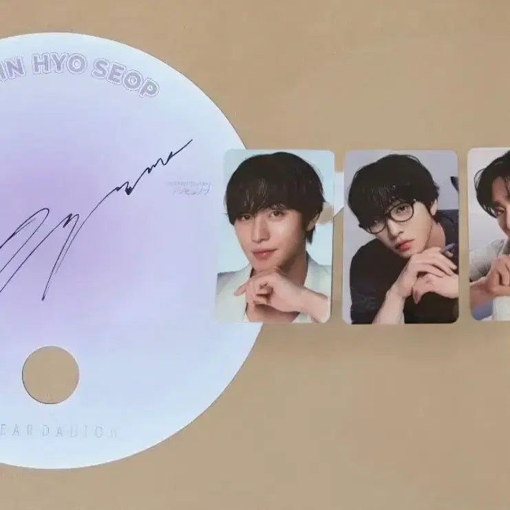 [BUNJANG] Ahn Hyo-seop Dear Dahlia Limited Edition Photocard Set &amp; Japan Pop-up Signed Fan / 안효섭 디어달리아 한국한정판 포토카드3종+일본 팝업사인부채