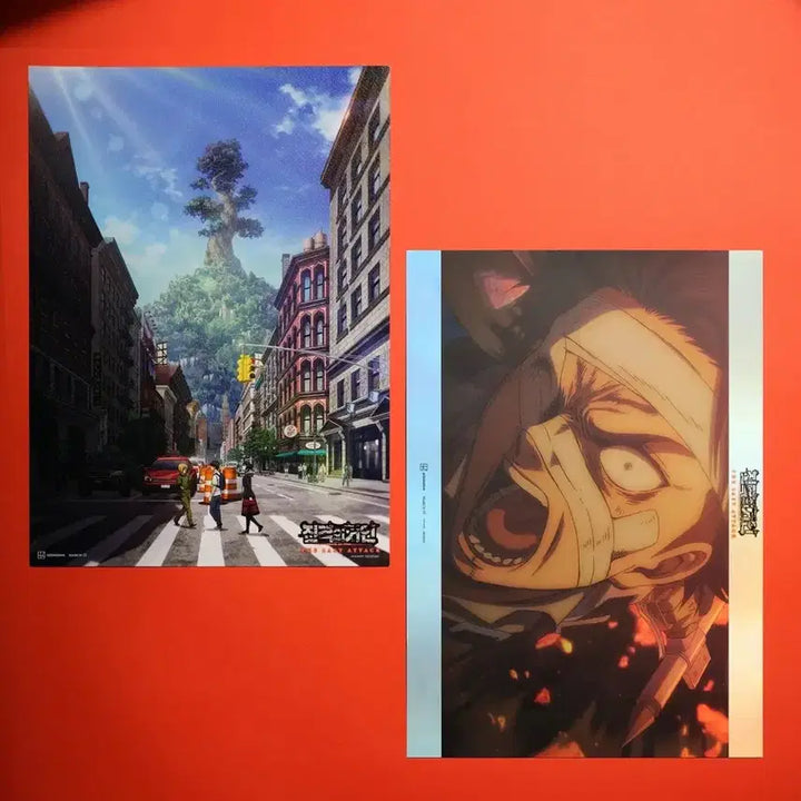 [BUNJANG] Attack on Titan 2nd Artgraphy Poster A3 Megabox The Final Season / [박스포장] 진격의 거인 2차 아트그라피 포스터 A3 영화 메가박스 아트그라피 진격거 더라스트어택