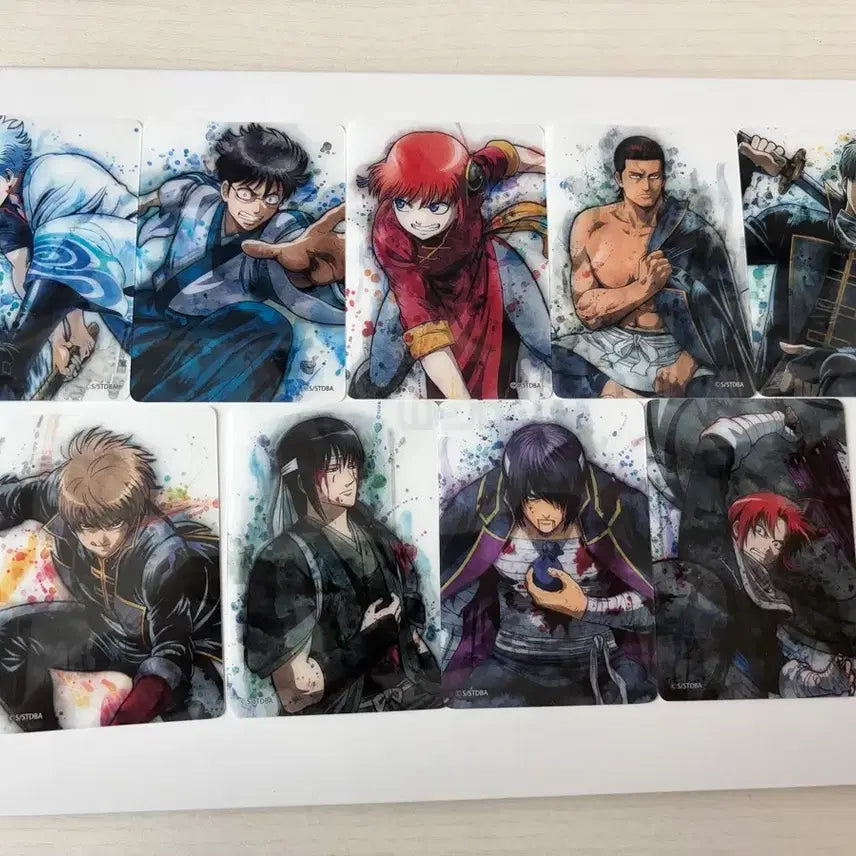 [BUNJANG] Gintama Complete Set Clear Cards / 은혼 클리어 카드 전종 판매 긴토키 히지카타 소고 카구라 카무이 카츠라