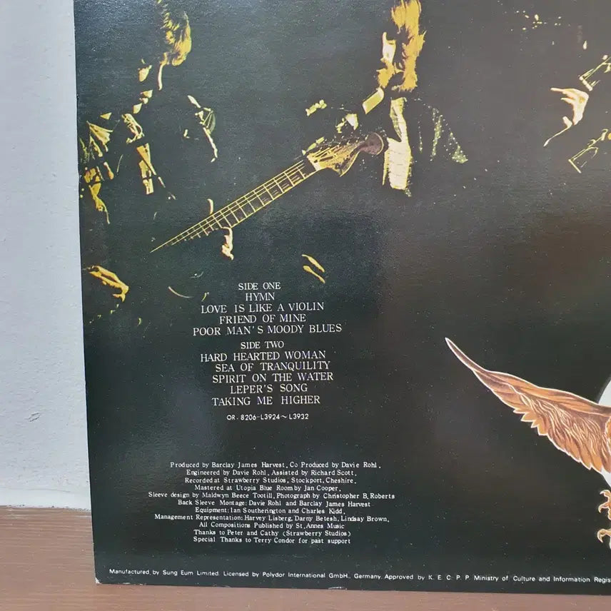 [BUNJANG] Berkeley James Harvest Gone To Earth LP / 버클리 제임스 하베스트 곤 투 어스 LP