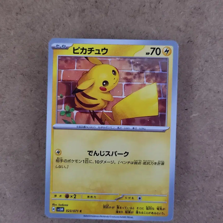 [BUNJANG] Pikachu Cyber Judge Illustration Japanese Edition Pokemon Card / 빤히 쳐다보는 피카츄 사이버 저지 포켓몬카드 일본판 일판