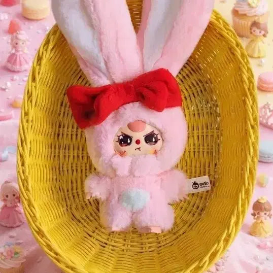 [BUNJANG] BABYTHREES Mini Pink Rabbit Plush / 베이비쓰리 미니 핑크토끼