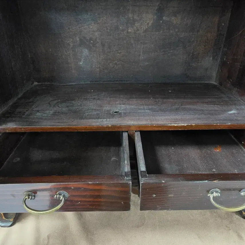 [BUNJANG] Antique Korean Traditional Small Bandaji Cabinet / 전통 목가구 소형 반닫이 / 엔틱 인테리어 수납장