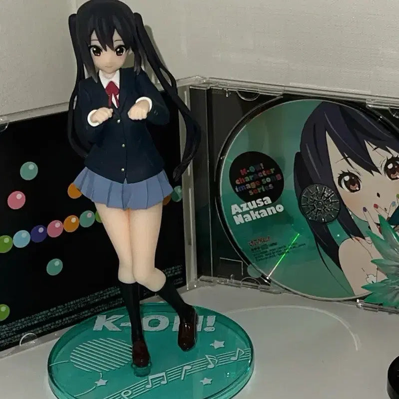 [BUNJANG] Taito Azusa Nakano Figure &amp; CD Bundle / 케이온 아즈사 타이토 TAITO 피규어&amp;CD 일괄
