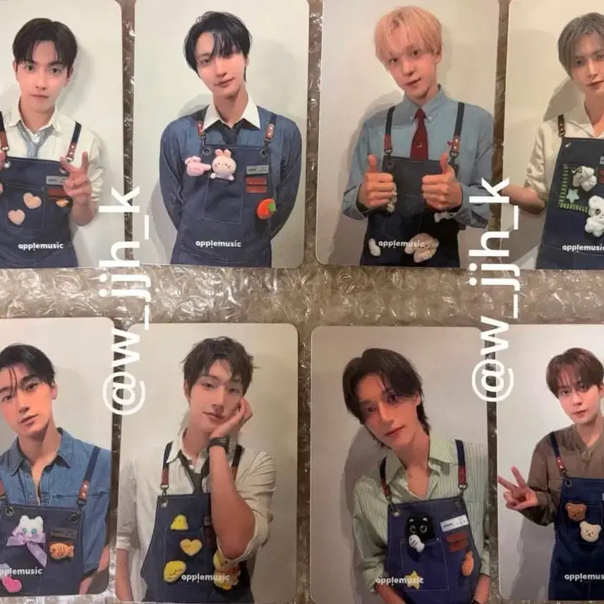 [BUNJANG] ATEEZ ATEEZOOrista Juri Star Double-Sided Photocard Set + Hologram Photocard Set / 에이티즈 ATEEZ 애플뮤직 ATEEZOOrista 주리스타 양면4set+히퍼1set