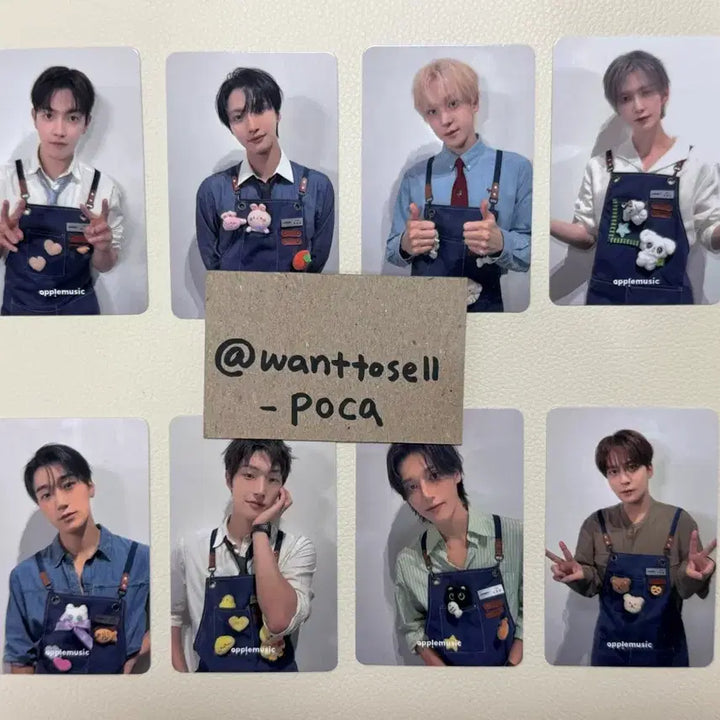 [BUNJANG] ATEEZ ATEEZOOrista Juri Star Double-Sided Photocard Set + Hologram Photocard Set / 에이티즈 ATEEZ 애플뮤직 ATEEZOOrista 주리스타 양면4set+히퍼1set