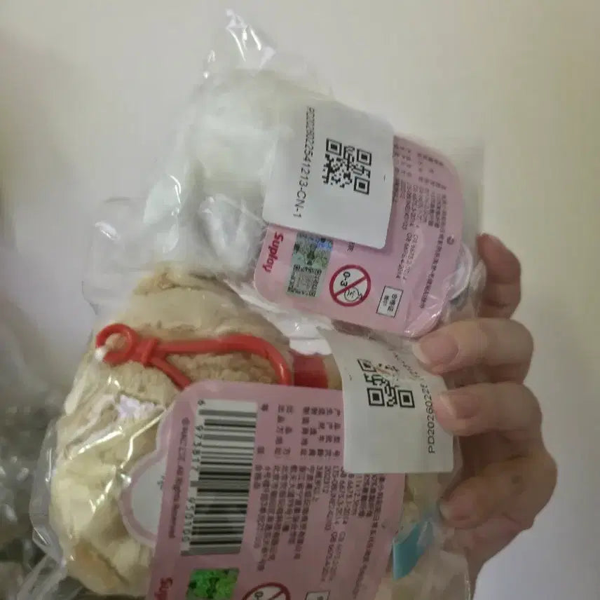 [BUNJANG] Maltese Mascot Plush Toy Set (2 Pieces) / 몰티즈 마스코트 인형 2개 세트 팝니다. (택포3)